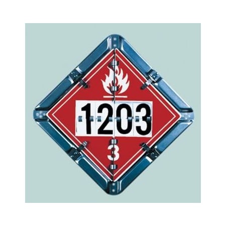 Accuform DIGIT FLIP PLACARD 5LEGENDS 13 MPF575 MPF575